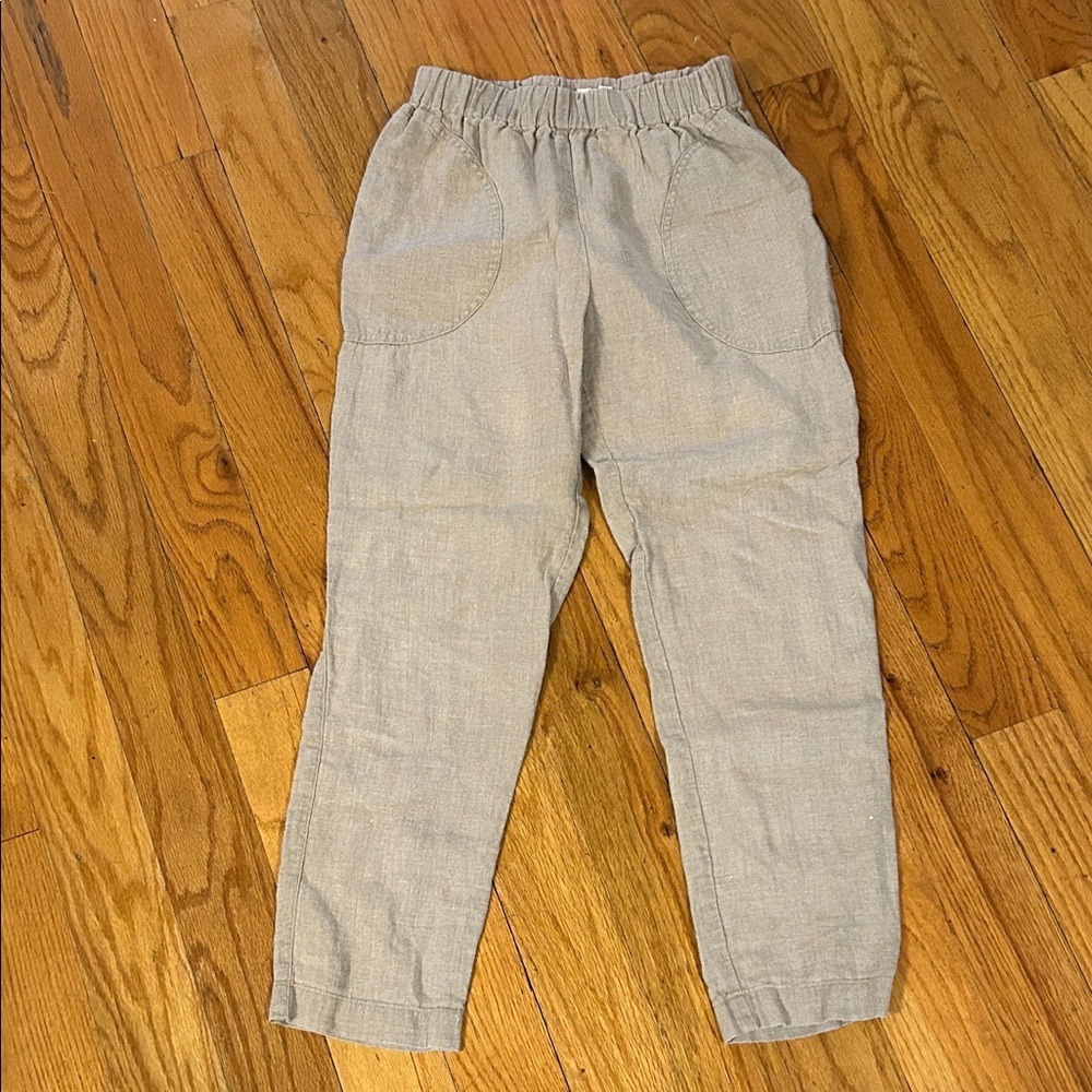 notPERFECTLINEN natural/beige linen pants
